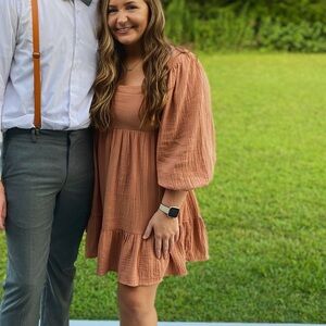 Women's Rust Colored Dress